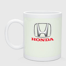 Кружка керамическая HONDA, цвет: фосфор