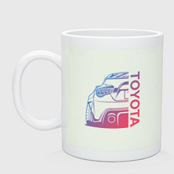 Кружка керамическая TOYOTA Z, цвет: фосфор