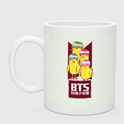 Кружка керамическая BTS Чики, цвет: фосфор