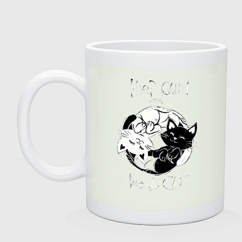 Кружка Просто будь Котом / Фосфор – фото 1