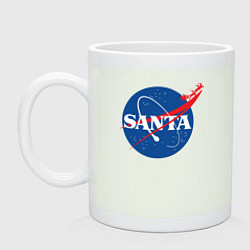 Кружка керамическая SANTA NASA, цвет: фосфор