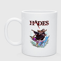Кружка керамическая HADES THANATOS, цвет: белый