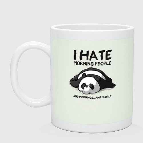 Кружка I Hate Morning And People / Фосфор – фото 1