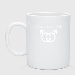 Кружка керамическая GACHI GUCCI, цвет: белый