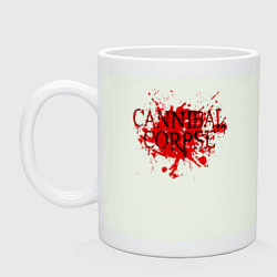 Кружка керамическая Cannibal Corpse, цвет: фосфор