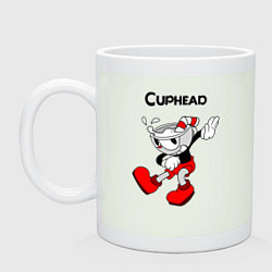 Кружка керамическая CupheadКапхед, цвет: фосфор