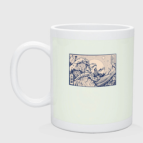 Кружка Японская лягушка Укиё-э / Фосфор – фото 1