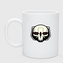 Кружка керамическая Mech BattleTech, цвет: белый