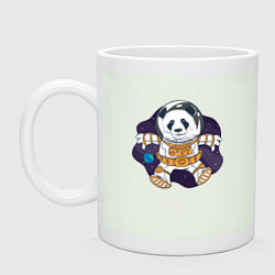 Кружка керамическая Милая Космическая Панда, цвет: фосфор