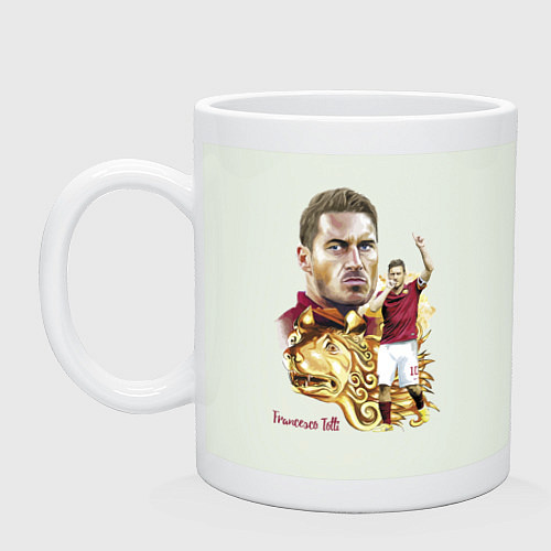 Кружка Francesco Totti Roma Italy Captain / Фосфор – фото 1