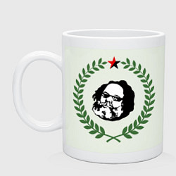 Кружка керамическая Михаил Бакунин, цвет: фосфор