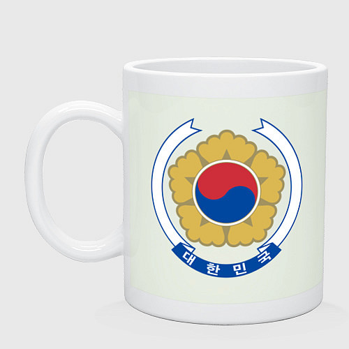 Кружка Корея Корейский герб / Фосфор – фото 1