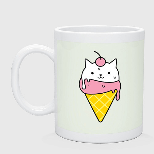 Кружка Ice Cream Cat / Фосфор – фото 1