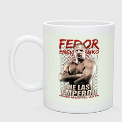 Кружка керамическая ФЕДОР ЕМЕЛЬЯНЕНКО, цвет: фосфор