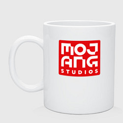 Кружка керамическая Mojang Studios, цвет: белый