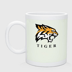 Кружка керамическая Тигр - Tiger, цвет: фосфор