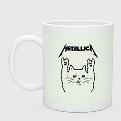 Кружка керамическая METALLICA МЕТАЛЛИКА, цвет: фосфор