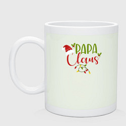 Кружка керамическая Papa Claus Family, цвет: фосфор