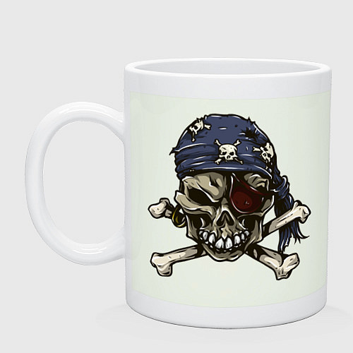 Кружка Pirат skull / Фосфор – фото 1