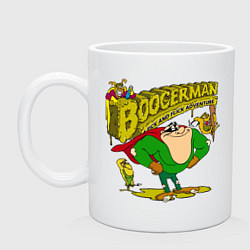 Кружка керамическая Boogermаn, цвет: белый
