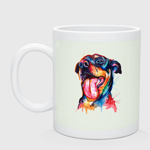 Кружка Color rottweiler / Фосфор – фото 1