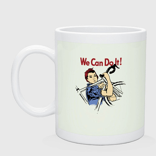 Кружка We can do it! Bicycle / Фосфор – фото 1