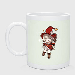 Кружка керамическая Алая ведьмочка Кли, цвет: фосфор