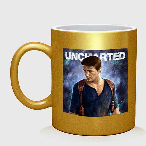 Кружка Uncharted Nathan Drake / Золотой – фото 1