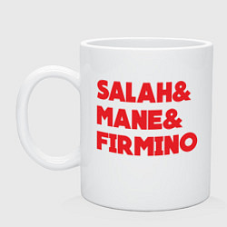 Кружка керамическая Salah - Mane - Firmino, цвет: белый