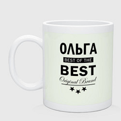 Кружка керамическая ОЛЬГАЯ BEST OF THE BEST, цвет: фосфор