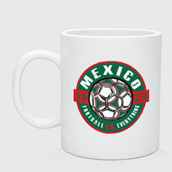 Кружка керамическая Mexico 1923, цвет: белый
