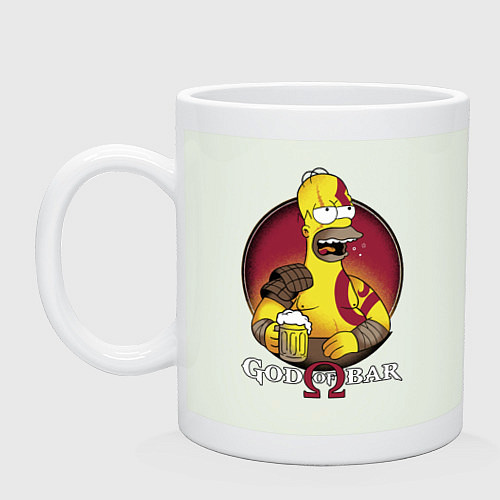 Кружка Homer god of bar / Фосфор – фото 1