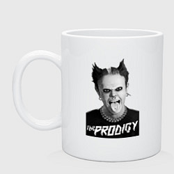 Кружка керамическая The Prodigy - firestarter, цвет: белый