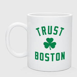 Кружка керамическая Trust Boston, цвет: белый