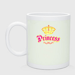 Кружка керамическая Моя Принцесса The Princcess, цвет: фосфор