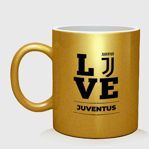 Кружка Juventus Love Классика / Золотой – фото 1