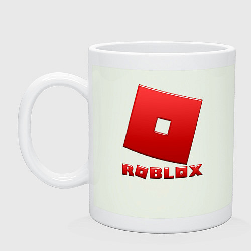 Кружка ROBLOX логотип красный градиент / Фосфор – фото 1