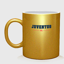 Кружка керамическая Juventus FC Classic, цвет: золотой