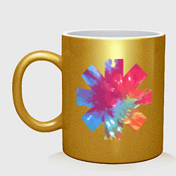 Кружка керамическая RHCP Color, цвет: золотой
