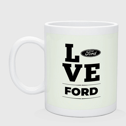 Кружка Ford Love Classic / Фосфор – фото 1