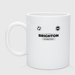 Кружка керамическая Brighton Униформа Чемпионов, цвет: белый