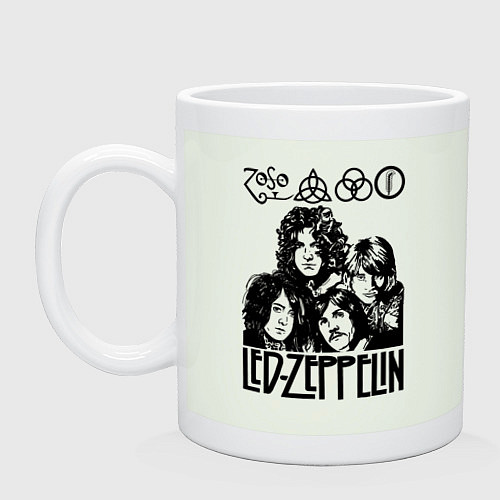 Кружка Led Zeppelin Black / Фосфор – фото 1