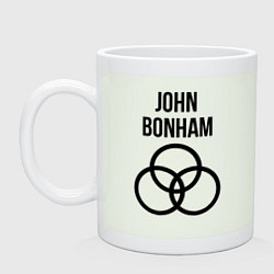 Кружка керамическая John Bonham - Led Zeppelin - legend, цвет: фосфор