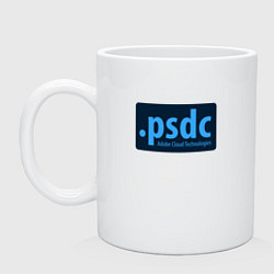Кружка керамическая Adobe Cloud Technologies PSDC - Полный Пипец, цвет: белый