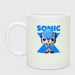 Кружка керамическая Funko pop Sonic, цвет: фосфор