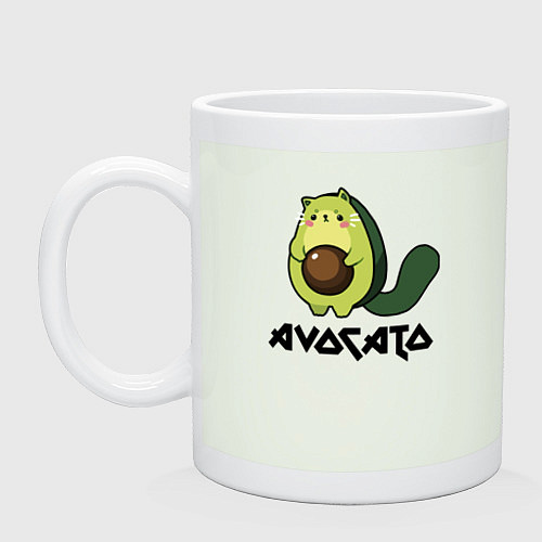 Кружка Avocado - AvoCATo - Joke / Фосфор – фото 1