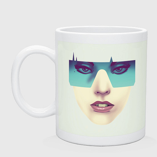 Кружка Lady gaga face / Фосфор – фото 1