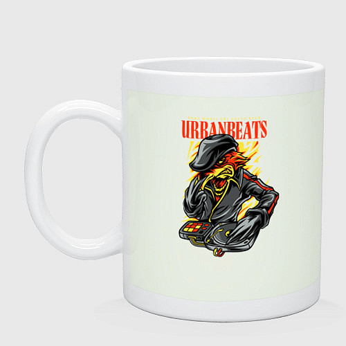 Кружка Птица диджей - городские ритмы / Фосфор – фото 1