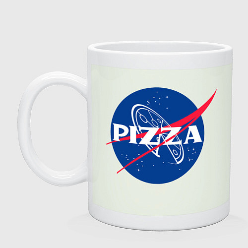 Кружка Nasa - pizza / Фосфор – фото 1