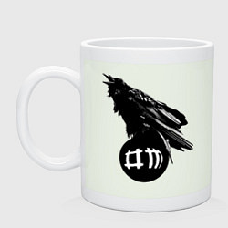 Кружка керамическая DM Raven, цвет: фосфор
